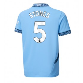 Pánské fotbalový oblečení Manchester City John Stones #5 Domácí košile 2024-25 Krátkým Rukávem